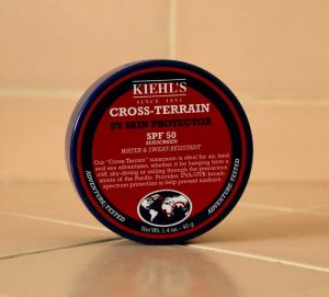 Kiehls Cross-Terrain UV Face Protector SPF 50 Review Caulfields Counter sunscreen sunblock