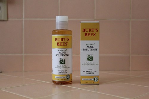 Burts Bees Natural Acne Solutions Gel Cleanser Moisturizing Lotion Willow Bark Salicylic Acis Caulfields Counter male skincare mens grooming men treatment zits pimples