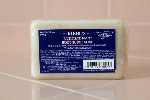 Kiehls Ultimate Man Body Scrub Soap Contest giveaway competition Caulfields Counter Male Skincare mens grooming exfoliate