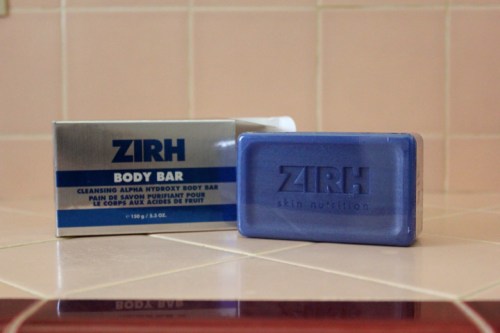 Zirh Body Bar Contest Giveaway Competition Alpha Hydroxy Acid AHA Review Caulfields Counter male skincare mens grooming back acne