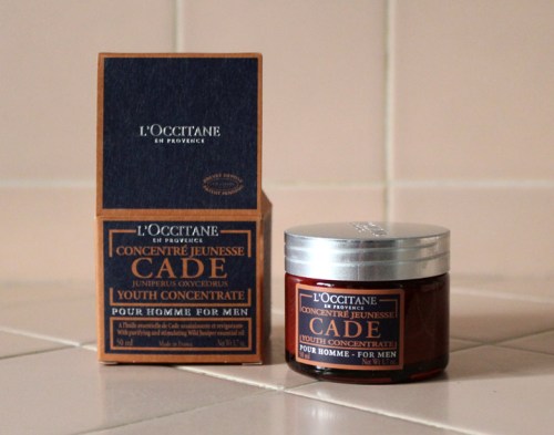 L'Occitane CADE Youth Concentrate For Men review Caulfields Counter mens grooming male skincare
