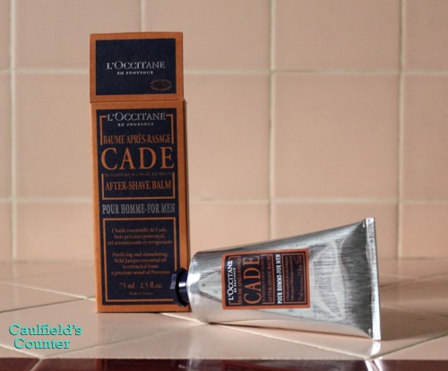 L'Occitane CADE After Shave Balm Men Review Caulfields Counter Grooming Male Skin Care Soothing Razor Burn Irritation